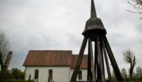 Bild på Nöttja kyrkklockor.